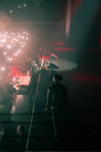 a crowd of people at a concert