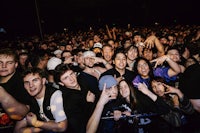 a crowd of people at a concert